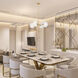 Sky Fall 4 Light 28 inch Brushed Gold Chandelier Ceiling Light